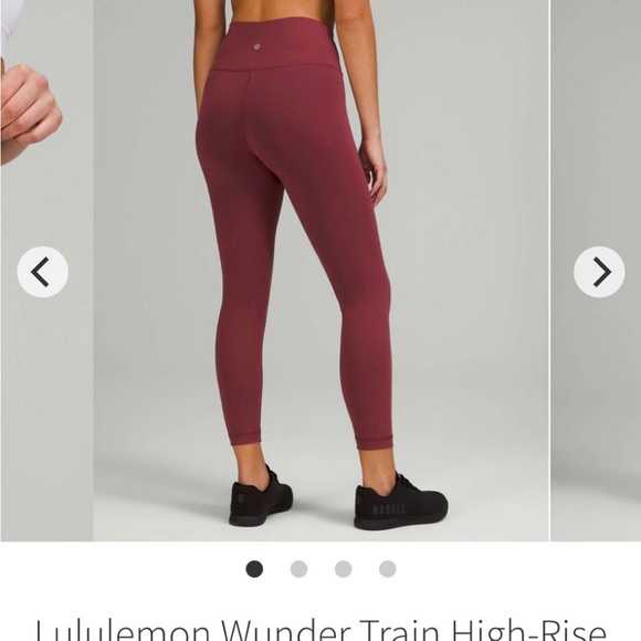 lululemon athletica Pants - Lululemon Wunder Train High-Rise Tight 25" Size 6